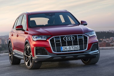 アウディ Q7 改良新型、48Vマイルドハイブリッド…フランクフルトモーターショー2019で発表へ 画像