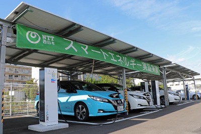 EVからビルに給電、エネルギーコスト・CO2削減を確認…日産とNTT 画像