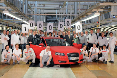 アウディ A3 現行モデルの累計生産が100万台を突破 画像