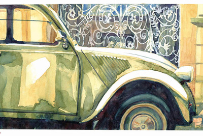 世界的カーデザイナーが水彩で描く名車、永島譲二ドローイング展　11月28日まで 画像