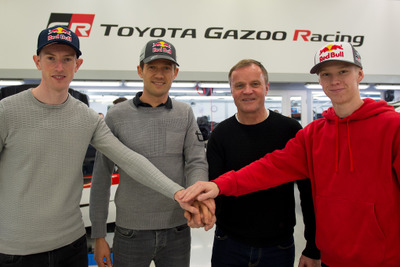 【WRC】トヨタ、全面刷新の2020年ドライバーラインアップを発表…王座6回のセバスチャン・オジェらが陣営入り 画像