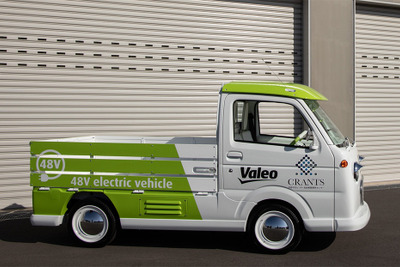 ヴァレオと群馬大学、48Vシステム搭載の四輪駆動EV軽トラックを共同制作　日本初 画像