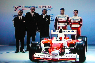 【トヨタF1ドリーム】2002年型発表…チャレンジャー『TF102』デビュー!! 画像