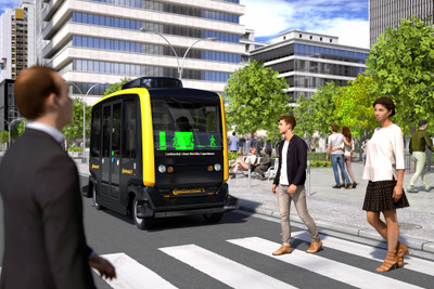 自動運転ロボタクシーと歩行者のコミュニケーション、コンチネンタルがシステム発表へ…CES 2020 画像