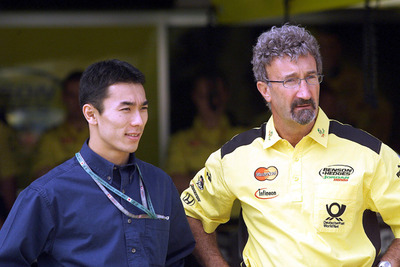 【ホンダF1ストーキング】佐藤琢磨ジョーダンのパーティーで大歓迎 画像