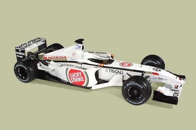 【ホンダF1ストーキング】2002年型発表…これがBAR『004』のスペックだ 画像