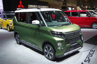 三菱の新型軽スーパーハイトワゴン、車名は『eKクロススペース』&『eKスペース』に…東京オートサロン2020 画像