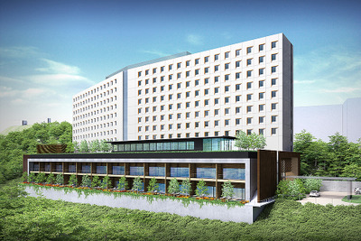 スパリゾートハワイアンズに全室ツインの高級ホテル、専用空間や自動化技術で2022年開業…あのフラ芸人も期待 画像