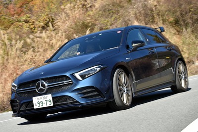 【メルセデスAMG A35 新型試乗】思わずニヤける“本物”のエグゾーストサウンド…九島辰也 画像