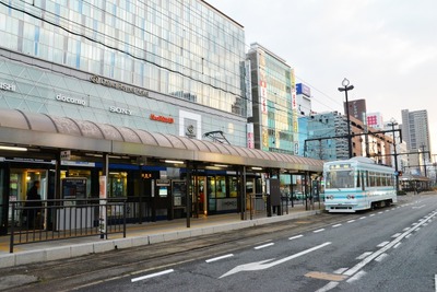 岡山市の路面電車駅前乗入れ工事がスタートへ…岡山駅前停留場から100mを延伸　開業は2023年度を予定 画像