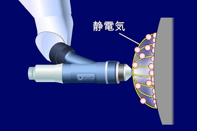 トヨタ、新型エアレス塗装機を開発…世界最高の塗着効率を実現 画像