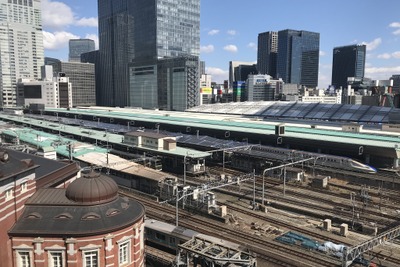 東京駅の滞在人口、3月にはほぼ半減…レイ・フロンティア調べ 画像