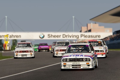 BMWの伝説のレーサー、仮想レースで復活…初代 M3 DTM 画像