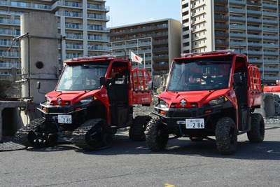 ガレ場や泥場も走破、全地形対応車 POLARIS『レンジャー』が東京消防庁で運用開始 画像