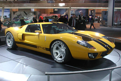 【デトロイトショー2002速報】フォードはルマンへ……『GT40』コンセプト 画像