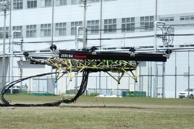 川崎重工が「空飛ぶトラック」の浮上試験に成功---Ninjaのエンジンを搭載 画像