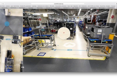 アウディ、工場を3Dデジタルスキャン…仮想で生産計画が可能に 画像