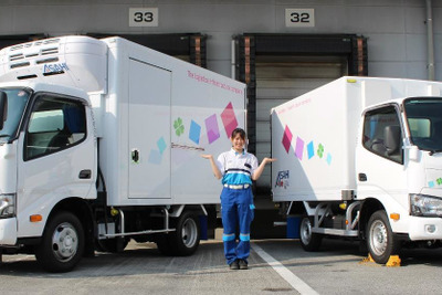 女性や未経験者に優しい専用トラック「クローバー」導入…アサヒロジスティクス 画像