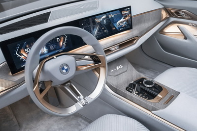 BMWの次世代EV、Appleマップと連携して長距離ドライブを支援…2021年発表の『i4』に搭載へ 画像