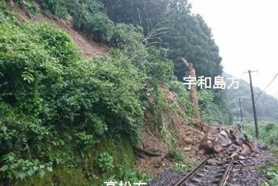 久大本線由布院-向井原間で7月14日からバス代行…JR四国内子線は依然再開未定　令和2年7月豪雨 画像