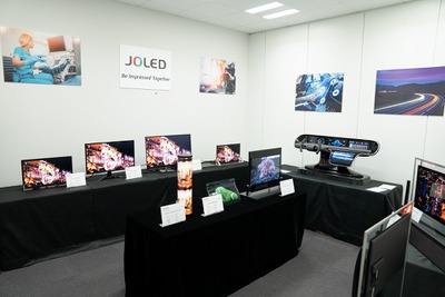 豊田通商とJOLED、有機ELディスプレイのデモルーム開設　車載用なども紹介 画像