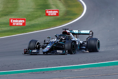 【F1 イギリスGP】タイヤパンクもハミルトンが優勝…レッドブル・ホンダのフェルスタッペンが2位 画像