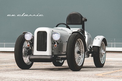 クラシックスタイルの原付EVミニカー登場、先行予約開始 画像