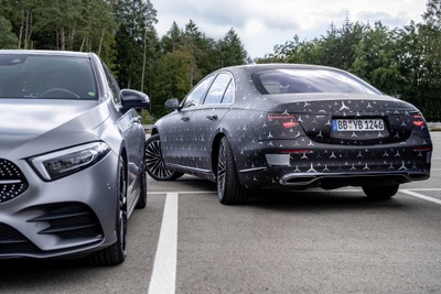 メルセデスベンツ Sクラス 次期型、最新の駐車支援システム搭載…9月発表へ 画像