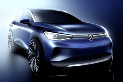 VWの電動SUV『ID.4』、航続延ばすエアロデザイン採用　9月末に発表予定 画像
