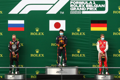 日本人F1ドライバー復活の期待高まる…角田裕毅、F2スパ戦でレース1初制覇&ランク3位浮上 画像