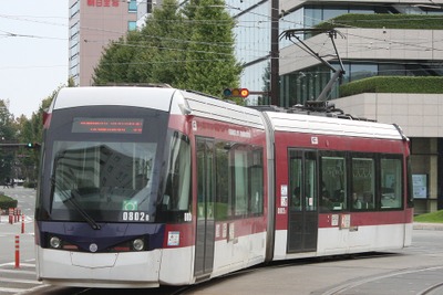 路面電車にも女性専用車…熊本市電の低床車に試験導入 9月14日-12月28日 画像