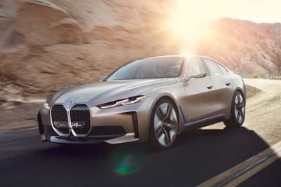 BMWの新型EVクーペ『i4』、生産準備が完了…2021年発売へ 画像