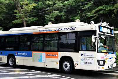 運転席無人の大型バス自動運転、横浜で日本初の営業運行実施　10月5日・14日 画像