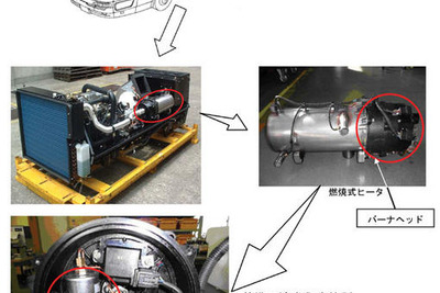 【リコール】三菱ふそう エアロバス などの暖房装置、発火の恐れ 画像