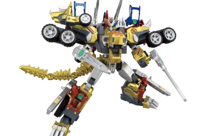 トミカ50周年アニメ『アースグランナー』に最強の恐竜種が登場、4体合体玩具も発売へ 画像