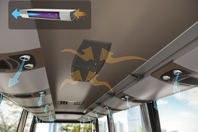バス向けウイルス除去システム、ヴァレオが開発---乗用車にも展開へ 画像