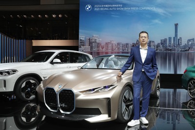 BMW コンセプト i4、2021年発売予定の新型EVを示唆…北京モーターショー2020 画像