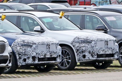 BMW X3 改良新型、高性能モデル「M40i」を初スクープ! 画像