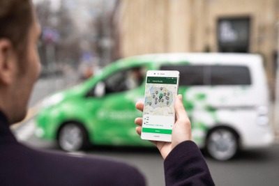 独オンデマンドEVタクシー『CleverShuttle』、ダルムシュタット市で公共交通機関の補完サービスとして採用 画像