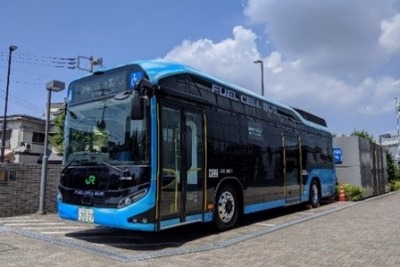 ウォーターフロント再開発、燃料電池バスを運行　東京竹芝で10月24日から 画像