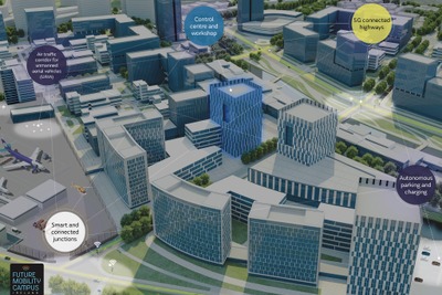 ジャガー・ランドローバー、自動運転都市を建設へ…コネクテッド技術をテスト 画像