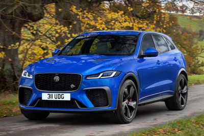 ジャガー F-PACE、最強「SVR」に改良新型…550馬力スーパーチャージャーが性能向上 画像