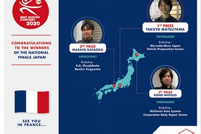 BASF 国際R-Mベストペインターコンテスト日本大会、受賞結果発表式をオンラインで開催 画像