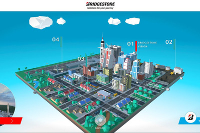 ブリヂストン、テクノロジーやイノベーションで描く未来のバーチャル都市を展示…CES 2021 画像