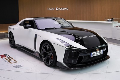 『GT-R50 by Italdesign』テストカー、ニッサンクロッシングで展示中…3月31日まで 画像