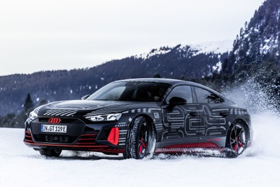 アウディのEVスポーツ『e-tron GT』、プロトタイプの写真 2月9日にモデル発表 画像