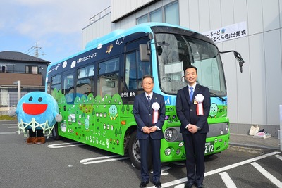 入間市、コミュニティバス国内初のネーミングライツ導入　地元ガス会社が1000万円で権利獲得 画像