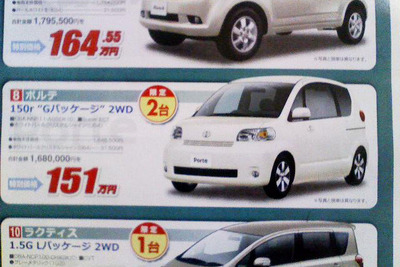 【秋分の日値引き情報】このプライスでコンパクトカー 画像