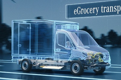 メルセデスベンツの次世代電動商用車、4列シートのEVミニバンも設定…2023年から生産 画像