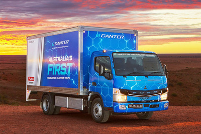 三菱ふそう、電気小型トラック『eキャンター』を豪州市場に初投入 画像